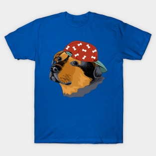 Portrait of a rottweiler in the baseball cap T-Shirt